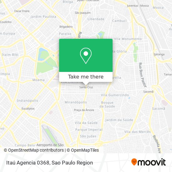 Mapa Itaú Agencia 0368