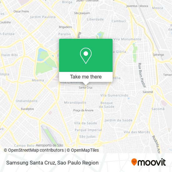 Mapa Samsung Santa Cruz