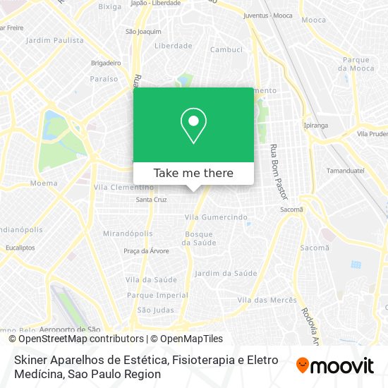 Skiner Aparelhos de Estética, Fisioterapia e Eletro Medícina map