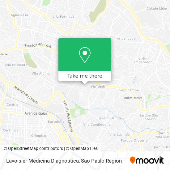 Lavoisier Medicina Diagnostica map