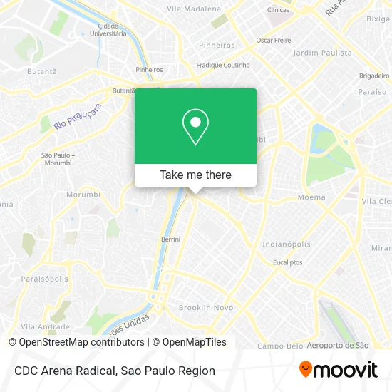 CDC Arena Radical map