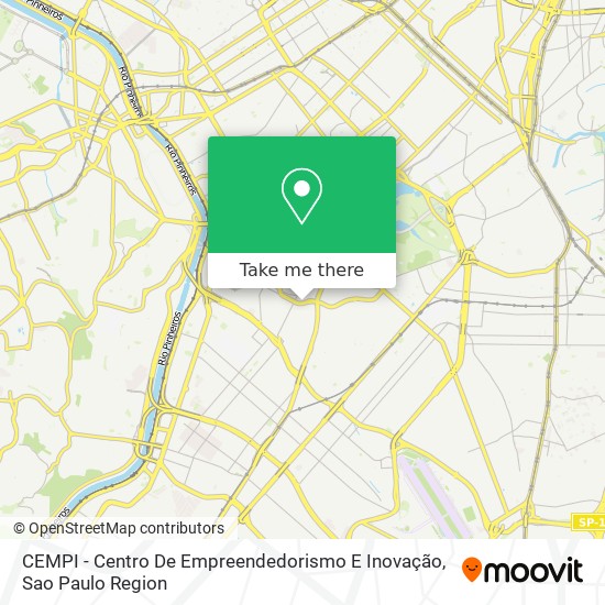 Mapa CEMPI - Centro De Empreendedorismo E Inovação