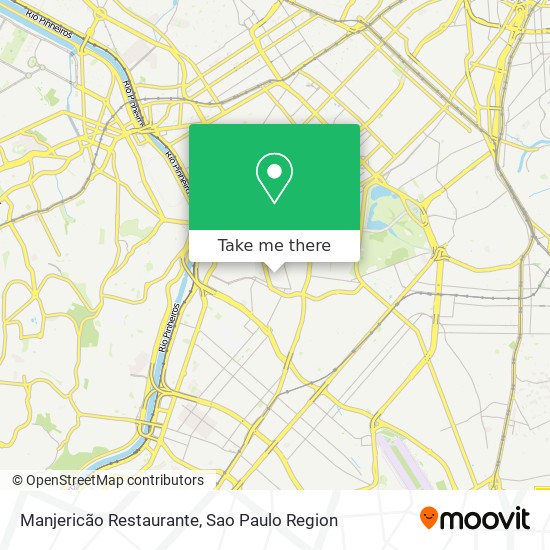 Mapa Manjericão Restaurante