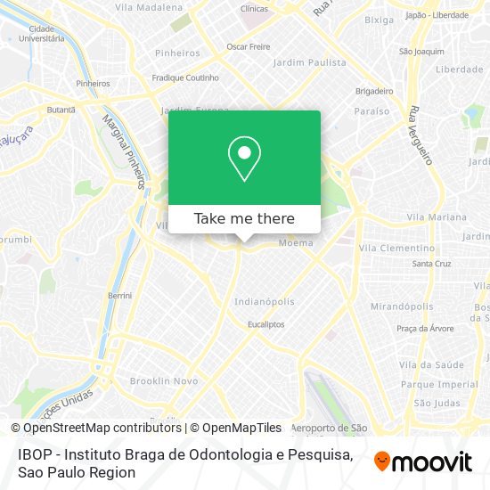 Mapa IBOP - Instituto Braga de Odontologia e Pesquisa