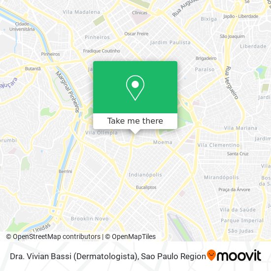 Mapa Dra. Vivian Bassi (Dermatologista)