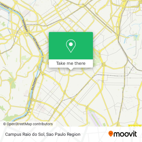 Campus Raio do Sol map