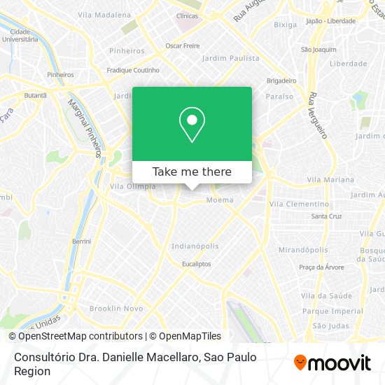 Consultório Dra. Danielle Macellaro map