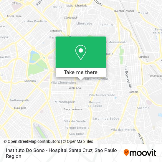 Instituto Do Sono - Hospital Santa Cruz map