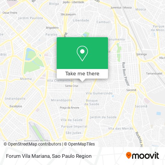 Forum Vila Mariana map