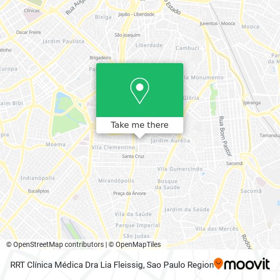 RRT Clínica Médica Dra Lia Fleissig map