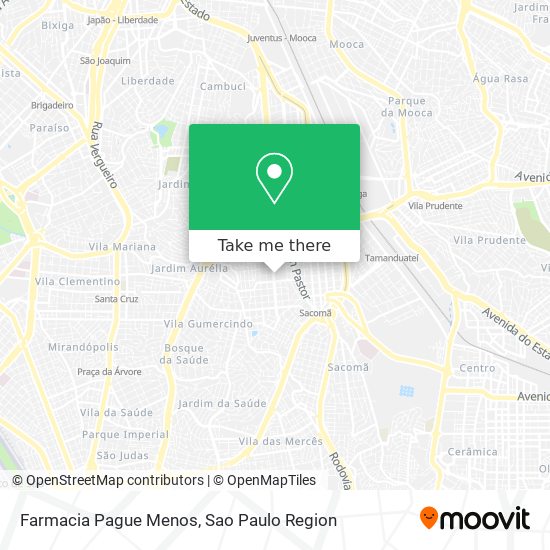 Farmacia Pague Menos map