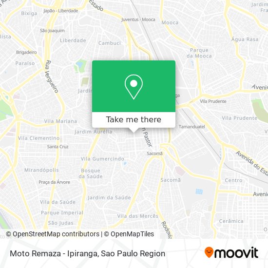 Moto Remaza - Ipiranga map