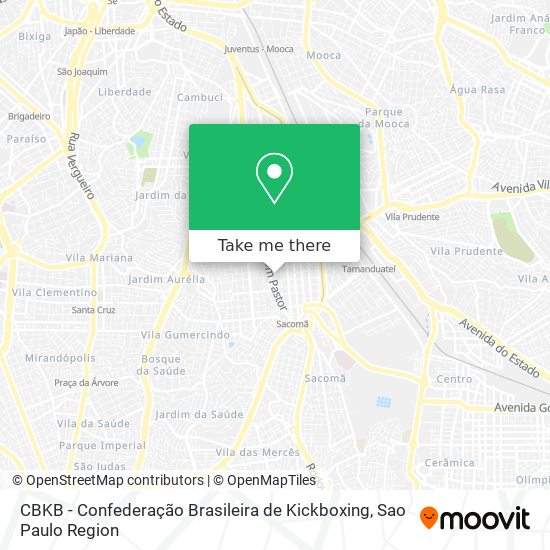 CBKB - Confederação Brasileira de Kickboxing map