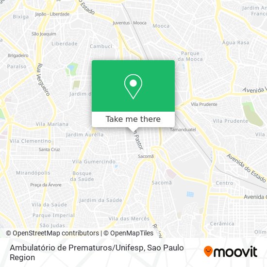 Mapa Ambulatório de Prematuros / Unifesp