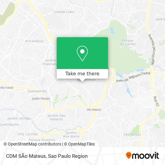 CDM SÃo Mateus map