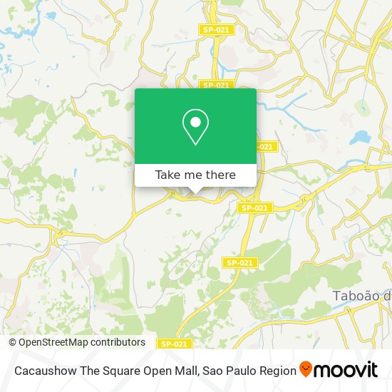 Cacaushow  The Square Open Mall map