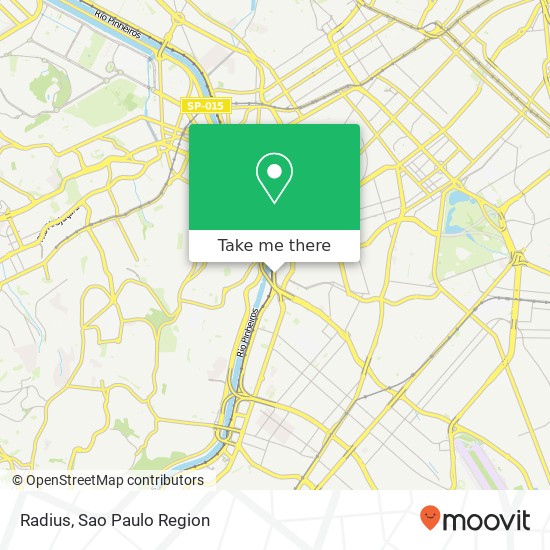 Radius map