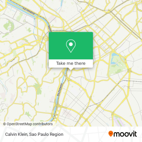 Mapa Calvin Klein