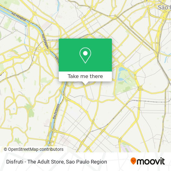 Disfruti - The Adult Store map