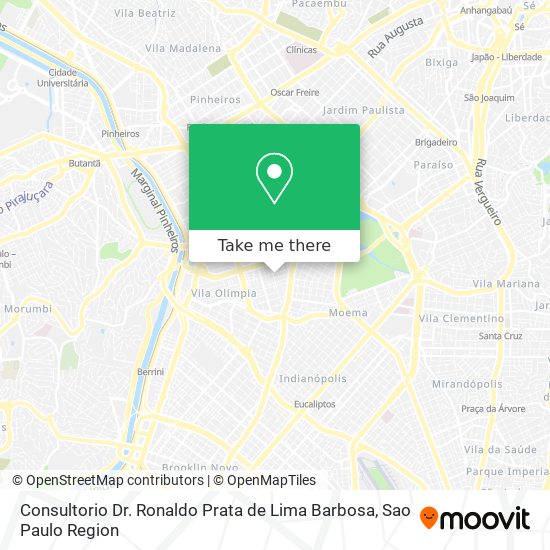 Consultorio Dr. Ronaldo Prata de Lima Barbosa map