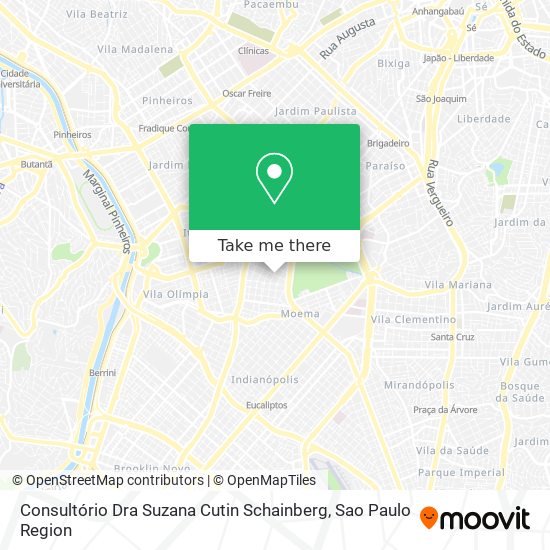 Consultório Dra Suzana Cutin Schainberg map