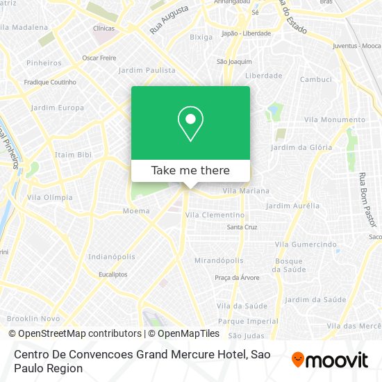 Mapa Centro De Convencoes Grand Mercure Hotel