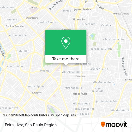 Feira Livre map