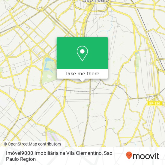 Imóvel9000 Imobiliária na Vila Clementino map