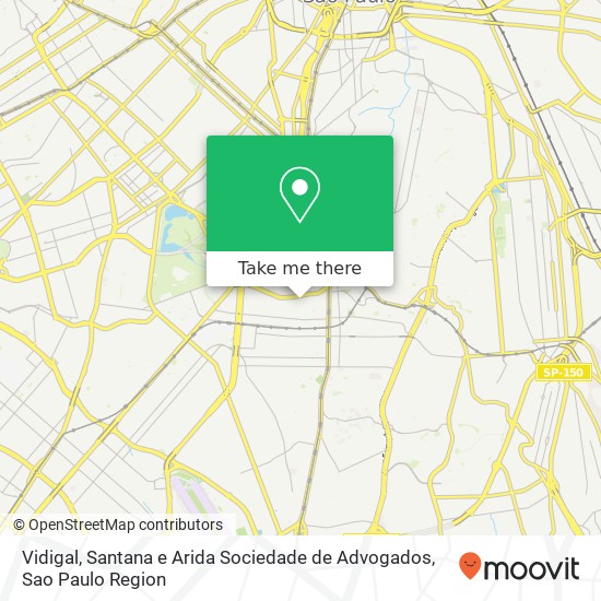 Mapa Vidigal, Santana e Arida Sociedade de Advogados