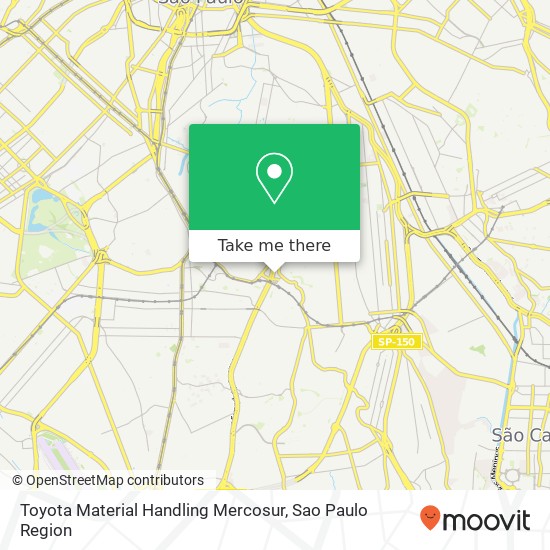 Toyota Material Handling Mercosur map