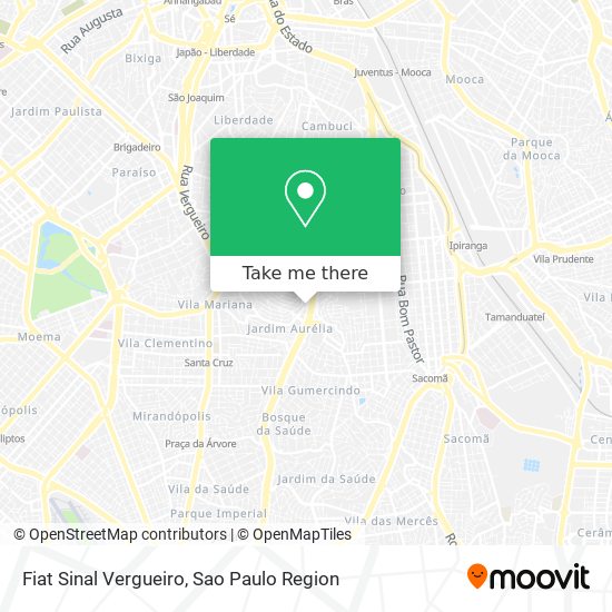 Fiat Sinal Vergueiro map
