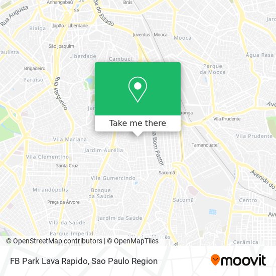 FB Park Lava Rapido map