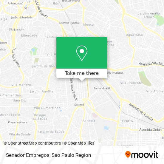 Mapa Senador Empregos