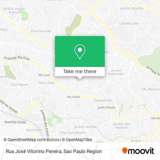 Rua José Vitorino Pereira map