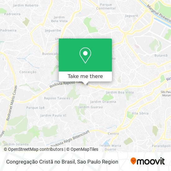 Congregação Cristã no Brasil map