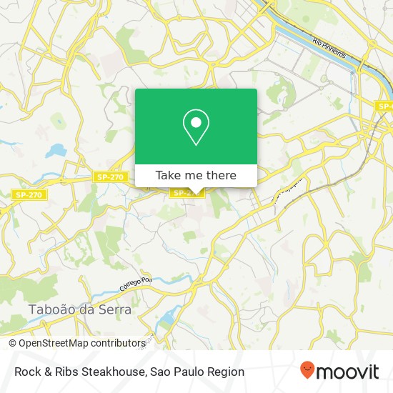 Mapa Rock & Ribs Steakhouse