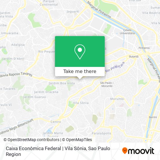 Caixa Econômica Federal | Vila Sônia map