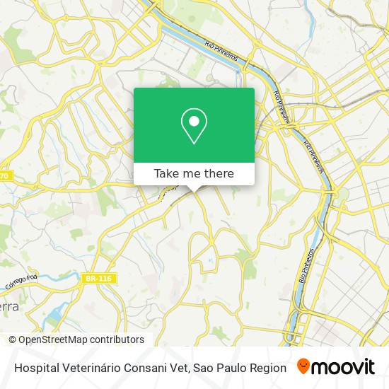 Hospital Veterinário Consani Vet map