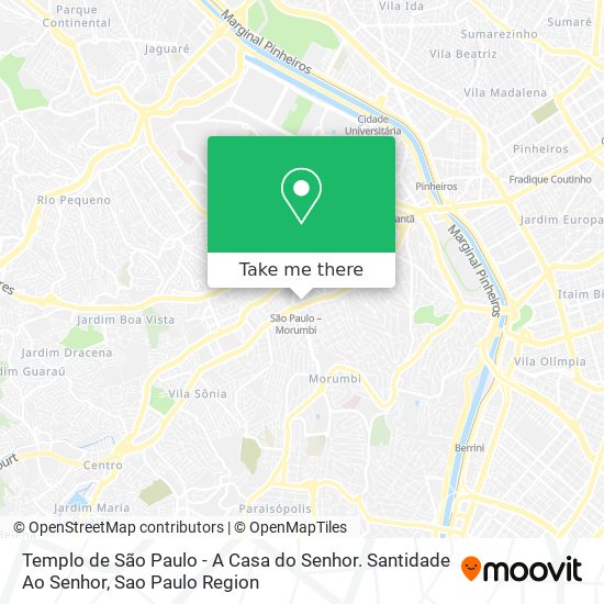 Templo de São Paulo - A Casa do Senhor. Santidade Ao Senhor map