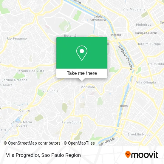 Vila Progredior map