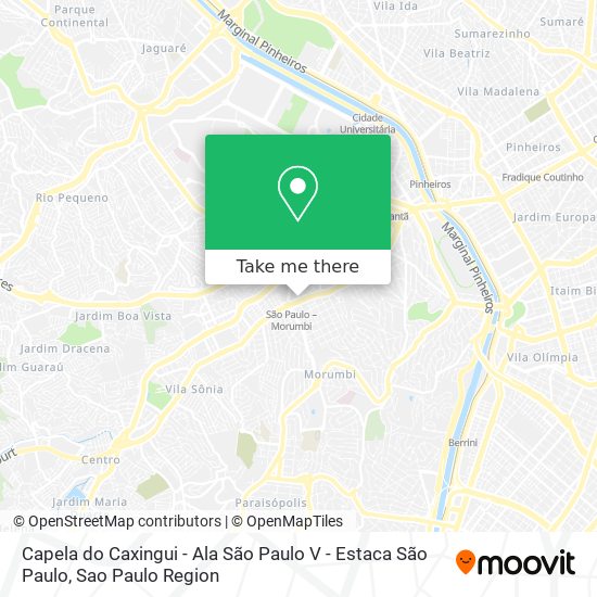 Capela do Caxingui - Ala São Paulo V - Estaca São Paulo map