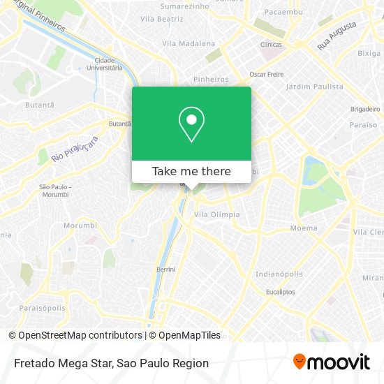 Mapa Fretado Mega Star