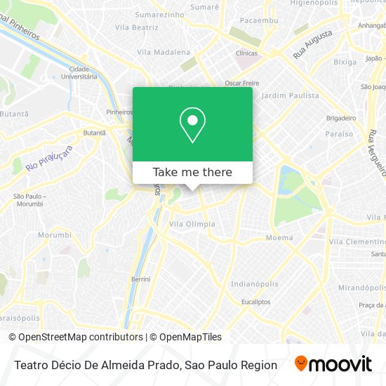 Teatro Décio De Almeida Prado map