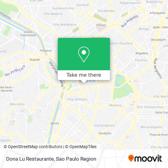 Mapa Dona Lu Restaurante