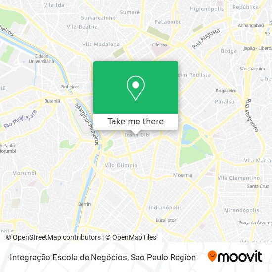 Mapa Integração Escola de Negócios