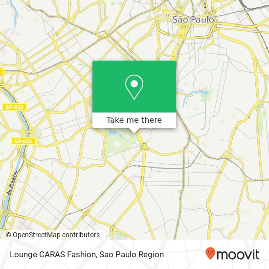 Lounge CARAS Fashion map