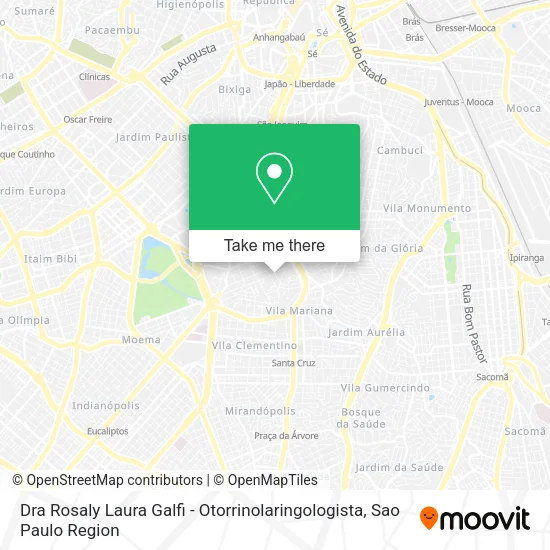 Dra Rosaly Laura Galfi - Otorrinolaringologista map