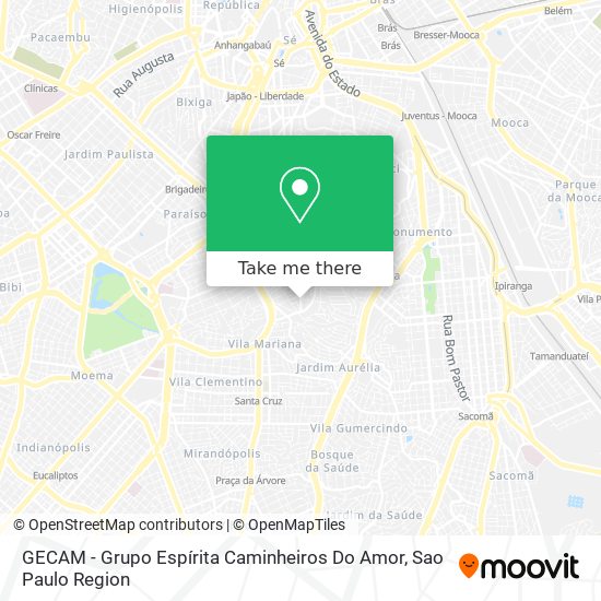 GECAM - Grupo Espírita Caminheiros Do Amor map