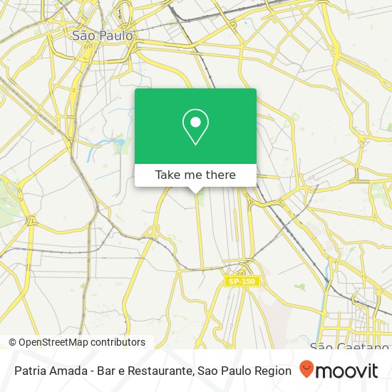Mapa Patria Amada - Bar e Restaurante