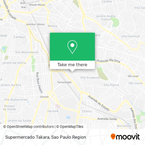 Supermercado Takara map